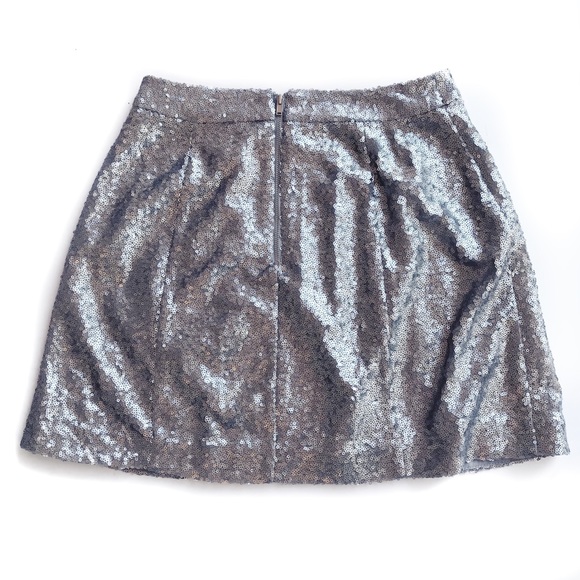 Decree silver sequin skirt - Picture 3 of 5